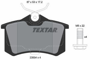 TEXTAR 2355402 Plăcuțe de frână - Img 3