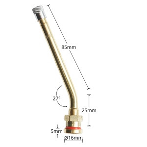 Valva roata camion tubeless metalica 110mm V3-20-6