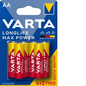 Baterie Varta Longlife Max Power AA BLI 6 (4+2)