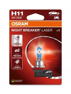 Bec Halogen Osram Night Breaker Laser H11 | 12V - PGJ19-2