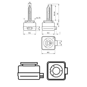 Bec incandescent PHILIPS Xenon X-treme Vision gen2 D1S 85V - Img 2