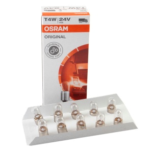Bec Osram Original T4W 24V 4W BA9s