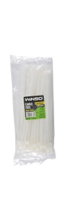 Coliere plastic 7,6x300 Alb - Set 100 buc
