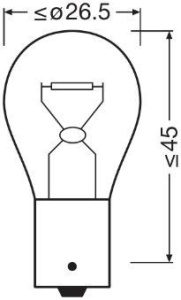 Osram Ultra Life P21W set 2 becuri semnalizare - Img 3
