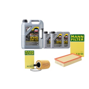 Pachet schimb ulei CASTROL Edge 5W40, Volkswagen Transporter T5, 2.5 TDI, 130-174CP, 2003-2009 Pachetul contine : -Ulei Motor Liqui Moly TOP TEC 4100 5W40 8L -Filtru ulei MANN HU719/7X -Filtru aer MANN C32191