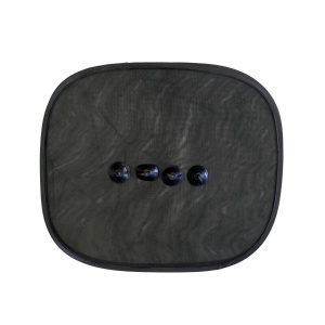 Parasolar lateral negru cu ventuze 44*38 cm (set 2 buc)