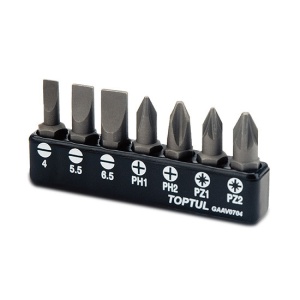 Set 7 biti pentru surubelnita 1/4