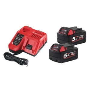 Set acumulatori Li-Ion de 18V, model M18 NRG-502 Milwaukee