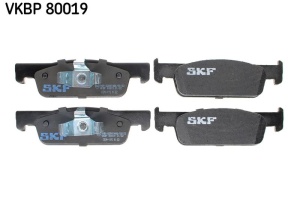 Set placute frana disc SKF VKBP 80019 Renault Clio 4 / Symbol - Img 1
