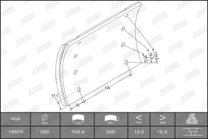 Set saboti frana Jurid