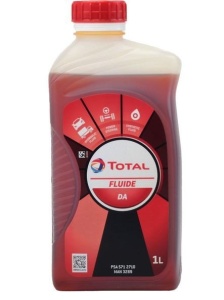 Ulei hidraulic special TOTAL Fluide DA 213756, volum 1 litru, sintetic, culoare portocaliu, pentru sistem servodirectie electronic / electrohidraulic - Img 1