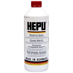 Antigel concentrat Hepu G12, Rosu, 1.5L