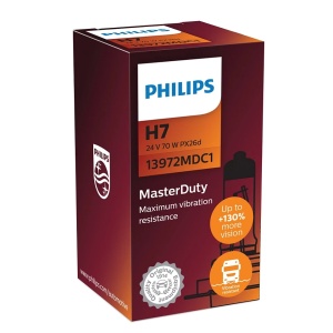 Bec Halogen Philips H7 MasterDuty 24V 70W PX26d