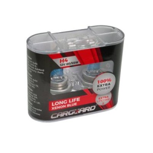 Bec MTR H4 12V 60/55W + 50% intensitate Alb Xenon Set 2 buc