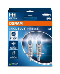 Bec Osram Cool Blue Intense H1 55W 12V P14.5s Set 2 buc