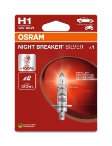 Bec Osram Night Breaker Silver H1 12V 55W P14,5s blister