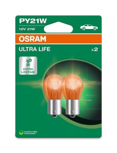 Bec Osram Ultra Life PY21W 12V 21W BAU15s