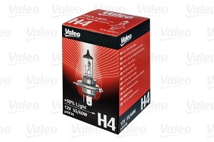 Bec Valeo H4 12V 60/55W P43t-38 +50% Light