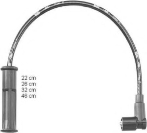 BERU ZEF1546 Set cablaj aprindere - Img 2