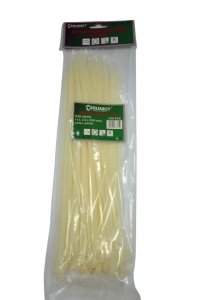 Colier plastic 4.8x380 Alb 100 buc