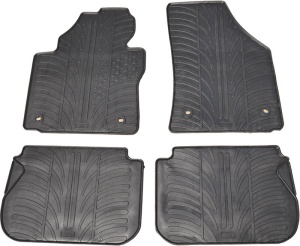 Covorase cauciuc VW Caddy 2004- cu 5 locuri Caddy Cross 2013-, Gledring , 4 buc.