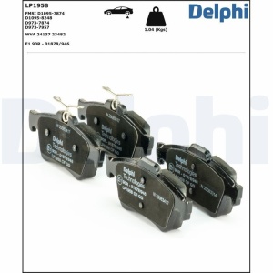 DELPHI LP1958 Plăcuțe de frână echivalenta GDB1469 - Img 5
