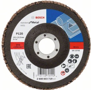 Disc de şlefuire evantai X431, Standard for Metal G80