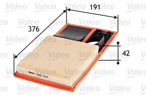Filtru aer VALEO 585 154 echivalenta C 3880 - Img 2