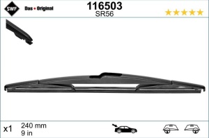 Lamela stergator spate SWF Wiper Rear LHD/RHD 240 mm