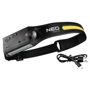 Lanterna de cap cu banda led inclusa 2 in 1