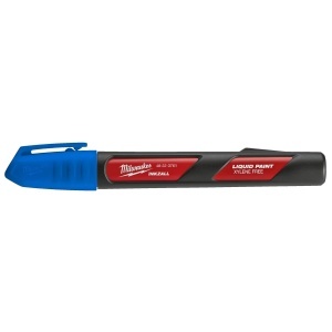 Marker pentru șantier cu vopsea albastră