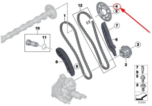 Pinion ax cu came