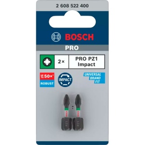 PRO Set 2 biti Impact PZ2 25 mm