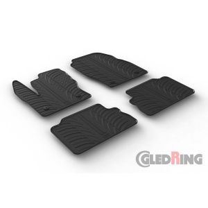 Set 4 covorase cauciuc dedicate FORD KUGA MODIF.2016-4.2020/rubber mats