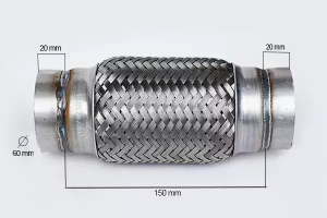 Teava flexibila, esapament ASAM AUTOMOTIVE 60104 - Img 1