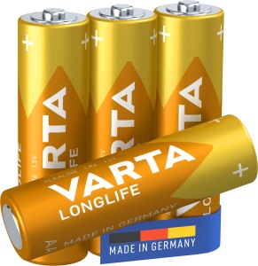 Baterie Varta Longlife AA LR06 1.5V • Set 4 buc