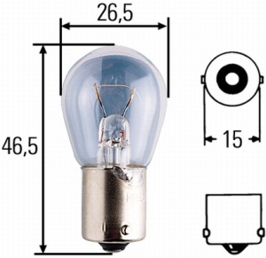 Bec Hella R24V/18W 24V 18W BA15s