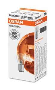 Bec Osram Original P21/5W 24V BAY15d