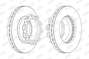 Disc frana spate stg/dr Jurid