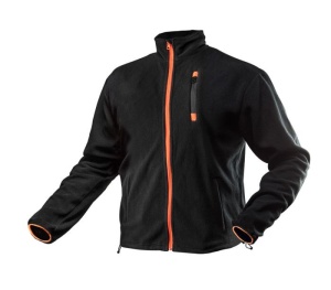 Hanorac din fleece polar, negru, mărimea XL/56