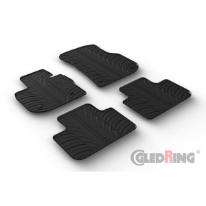 Set 4 covorase cauciuc dedicate BMW X4 G02 SUV 07.2018-> (automatic)/rub