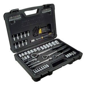 Set de chei tubulare STANLEY® de 1/4 in., 3/8 in. 1/2 in., 80 buc.
