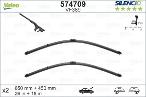 Set stergator Valeo Silencio Flat
