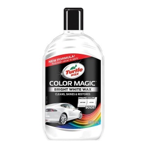 Solutie polish+ceara culoare alba 3 in 1 Color Magic Jet Bright White TURTLE WAX 500 ml