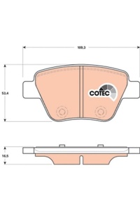 TRW COTEC GDB1841 Plăcuțe de frână - Img 5