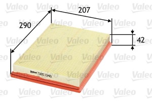 VALEO 585046 Filtru aer echivalenta C 30 125/1 - Img 5