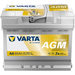 Acumulator Varta Silver Dynamic AGM 60 Ah 680A [Start-Stop]