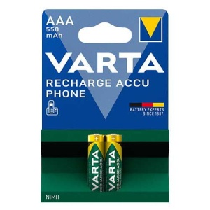 Baterie Varta Reincarcabila Recharge Accu Phone AAA 550 mAh Blister 2 buc