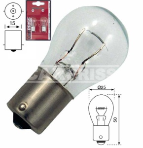 Bec Carpriss P21W 12V 21W BA15s Set 2 buc
