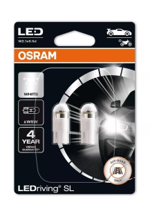 Bec Osram W5W LEDriving SL Alb Off-Road L2.1x9.5d